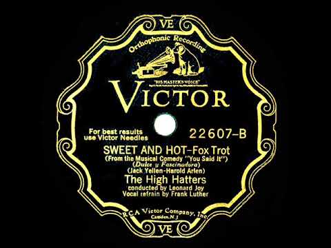 1931 High Hatters - Sweet And Hot (Frank Luther, vocal)