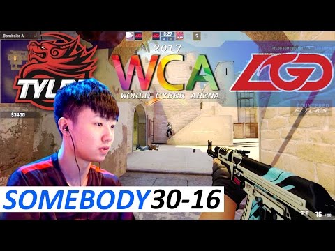 somebody 30-16 POV / LGD vs TyLoo / Mirage / CS:GO WCA 2017 China Qualifier