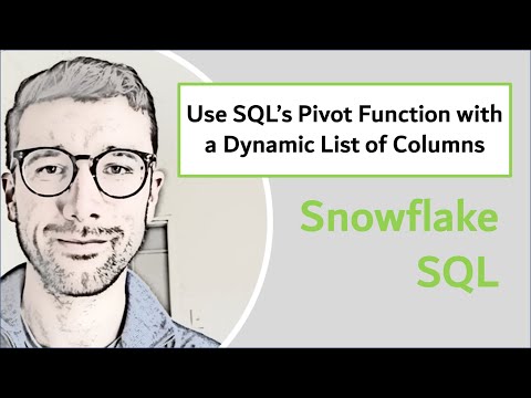 Use Snowflake’s Pivot Function with a Dynamic List of Columns