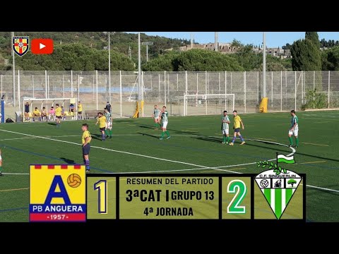 PªBARCELONISTA ANGUERA 1 - CF SINGUERLIN 2 I 3ªCAT I GRUPO 13 I 4ª JORNADA I CATALUNYA FUTBOL