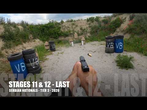 IDPA TIER 3. SERBIAN NATIONALS 2026. STAGES 11 & 12. Национално првенство Србије у IDPA 2026.