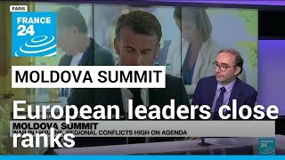 European leaders close ranks against Russia at Moldova summit • FRANCE 24 English