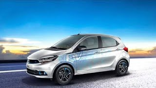 Tiago EV info with city drive fun