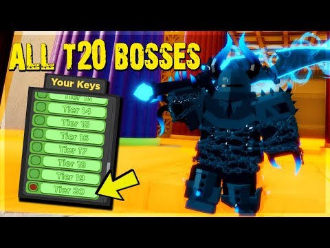 WE BEAT ALL NEW *HARDEST* T20 BOSS RAID BOSSES IN DUNGEON QUEST ROBLOX