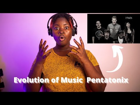 First Time Hearing Pentatonix "Evolution of Music" REACTION
