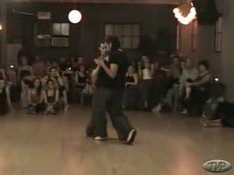  Evan Griffiths  and  David Sasha Tonn  are  dancing  to  the  nontraditional song  "  Niebla Del Riachuelo  "  by  Otros Aires