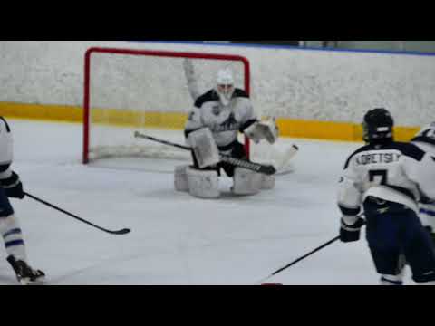 EHLP Worcester Railers JHC - Sal Caruso solid vs the VT Lumberjacks in the Frozen Finals