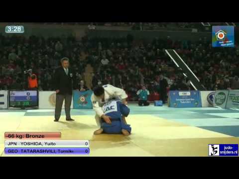 Judo 2013  European Open Tblisi: Yoshida (JPN) - Tatarashvili (GEO) [-66kg] bronze