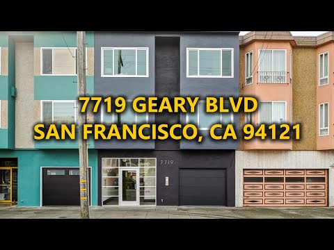 7719 GEARY BLVD, SAN FRANCISCO, CA 94121 - 7 BD, 4 BA, 3,778 SQFT, 6 CAR