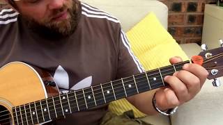 Oasis-The Importance Of Being Idle-Acoustic Guitar Lesson.