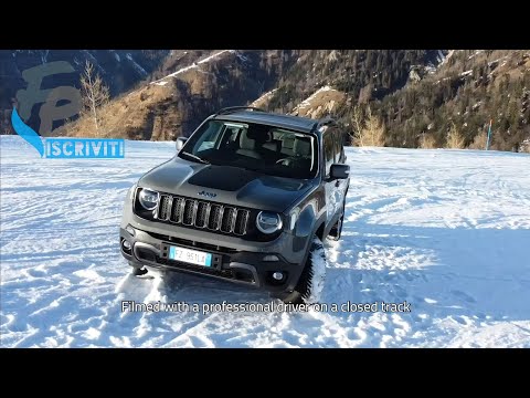 Jeep Renegade 4xe 2020 ibrida sulla neve nella Piana di Vigezzo - Spot Jeep ENGIE Eps