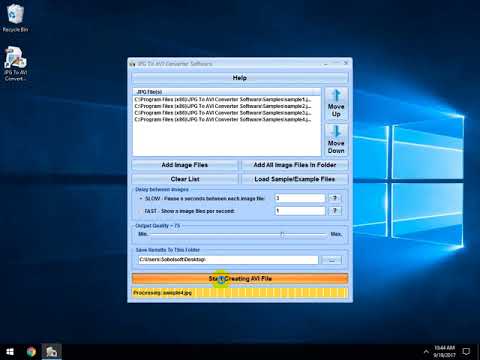 JPG To AVI Converter Software