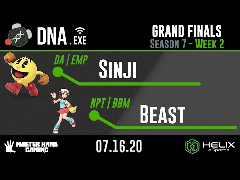DNA.EXE S7:W2 - DA | EMP | Sinji (Pacman) Vs. NPT | BBM | Beast (Pokemon Trainer) - Grand Finals