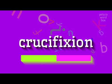 How to say "crucifixion"! (High Quality Voices)