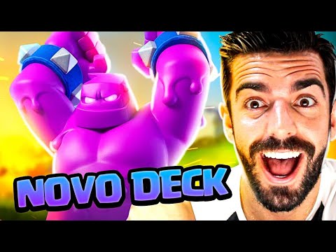 NOVO DECK DE GOLEM DE ELIXIR NO CLASH ROYALE!