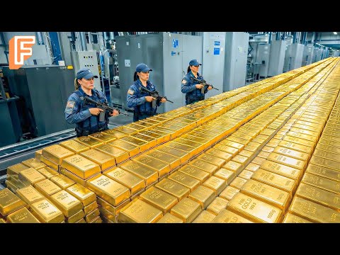 How All Metals Are Made in Massive Factory: Gold, Silver, Copper, Aluminum