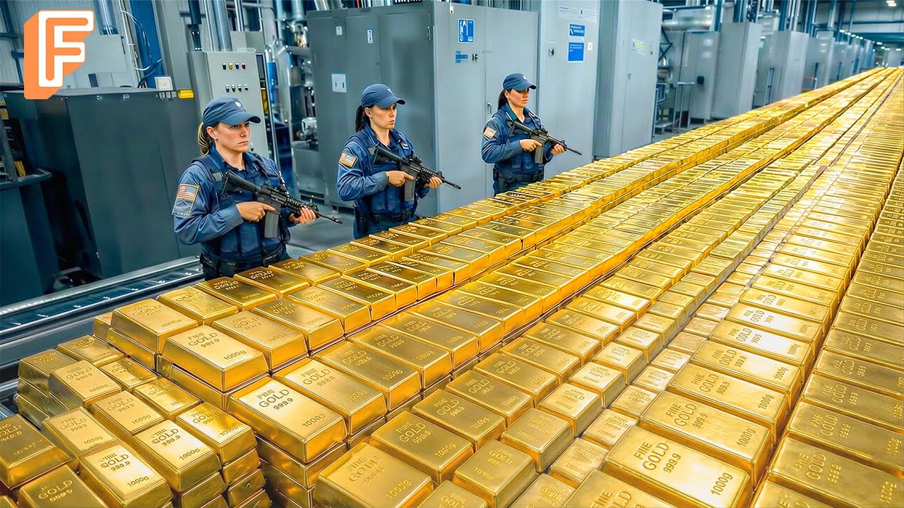 How All Metals Are Made in Massive Factory: Gold, Silver, Copper, Aluminum