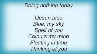 Kylie Minogue - Ocean Blue Lyrics