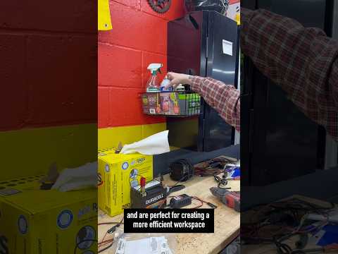 Video: Gator Magnetics Workshop Organization with Magnetic Baskets & Heavy Duty Magnetic Hooks video thumbnail