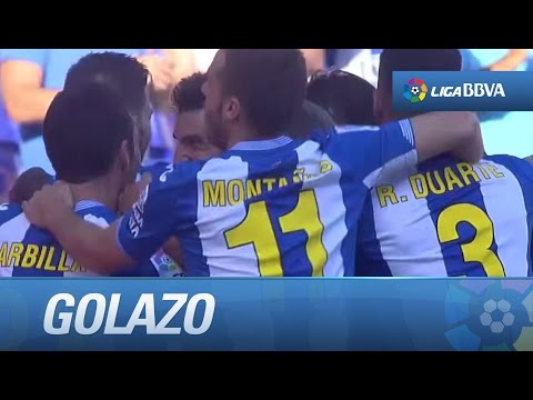 Golazo de falta de Salva Sevilla (1-0) RCD Espanyol - Getafe CF