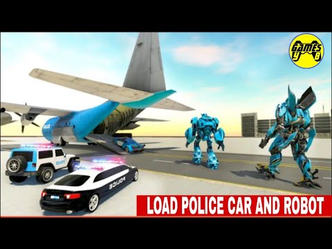 US Police Cop Car Robot Transportation Game 2020 #Part2 - Android Gameplay 1080p60