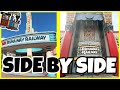 SIDE BY SIDE NEW Mickey Minnie Ride Disneyland VS WDW Queue Ride POV