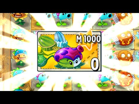 All Pult Plants Power-Up vs Dark Ages Final Boss! in Plants vs. Zombies 2 (PVZ2 Version 8.9.1)