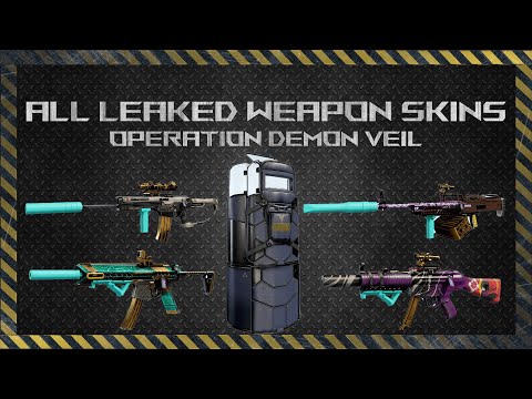 All Leaked Weapon Skins Operation Demon Veil