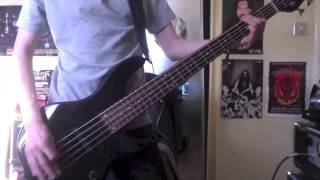 Obituary&#39;s &quot;Threatening Skies&quot; (BASS COVER)