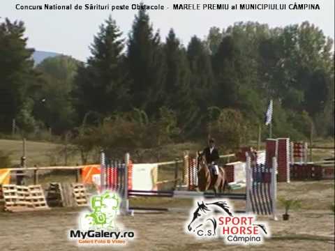 Marele Premiu al Municipiului Campina Vranceanu Ciprian cu calul Dar Diamant