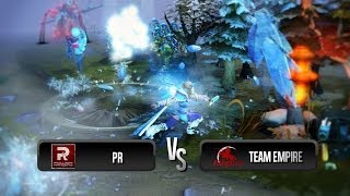 Interesting battles by PR vs Team Empire @ joinDOTA League Europe Season 1