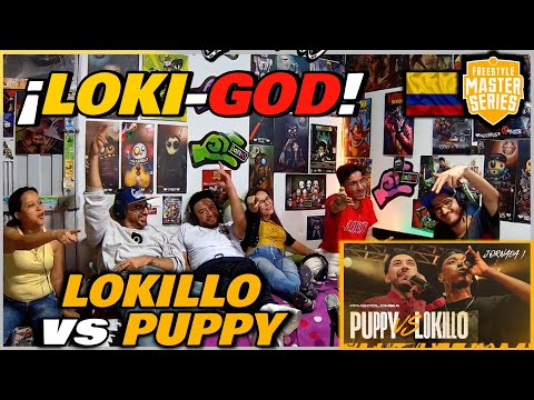 🔴COLOMBIANOS REACCIONAN a LOKILLO vs PUPPY - "LA GENTE LA PONGO YO" [FMS COLOMBIA JORNADA 1 2024]