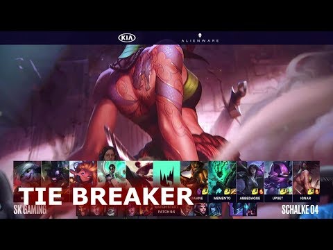 SK Gaming vs Schalke 04 - Tie Breaker | S9 LEC Spring 2019 Week 9 Day 2 | SK vs S04 W9D2