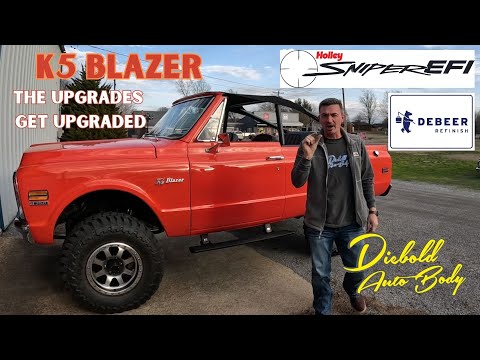 This SWEET 1972 K5 BLAZER has BRAKE ISSUES and we drive it home! and gets Holley Sniper EFI Upgrades