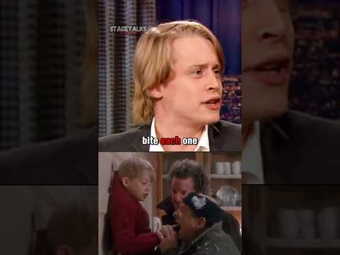 Macaulay Culkin gets bitten by Joe Pesci #macaulayculkin