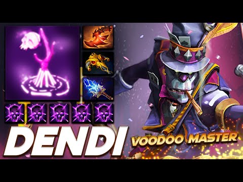 Dendi Witch Doctor VooDoo Master - Dota 2 Pro Gameplay [Watch & Learn]