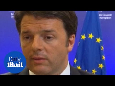 Italian PM furious with EU leaders over migrant quotas - Daily Mail