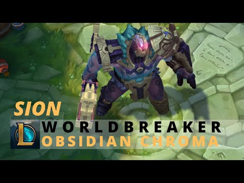 Worldbreaker Sion Obsidian Chroma - League Of Legends