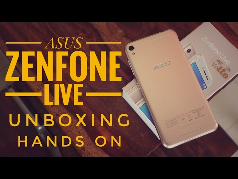 Asus Zenfone Live Unboxing and First Impression Specifications and Features Details