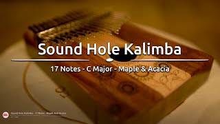 Sound Hole Kalimba, 17 notes, Maple & Acacia - KL1706H - Meinl Sonic Energy