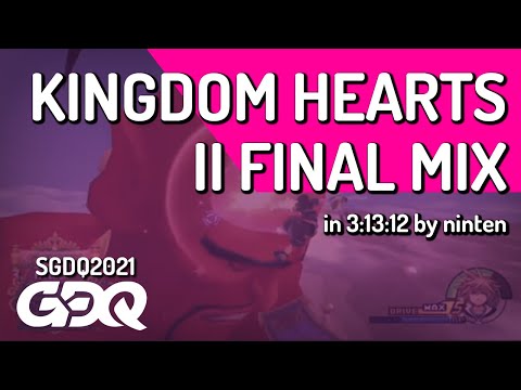 Kingdom Hearts II Final Mix by ninten in 3:13:12 - Summer Games Done Quick 2021 Online