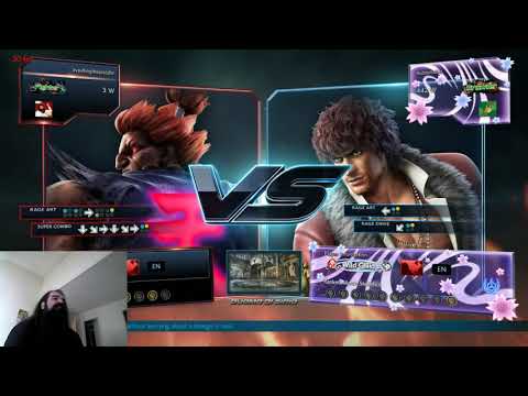 Aris Plays Tekken 7 Ranked - First Time Online with Akuma