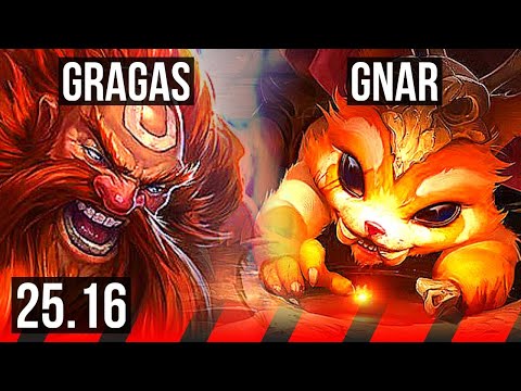 GRAGAS vs GNAR (TOP) | KR Master | 25.16