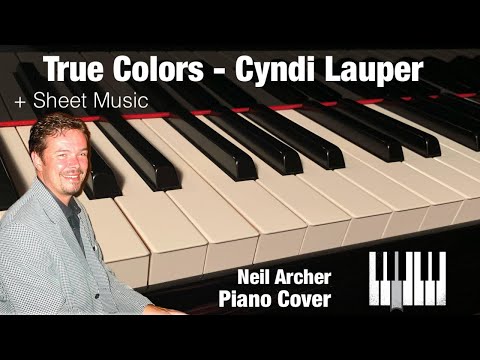 True Colors - Cyndi Lauper - Piano Cover + Sheet Music