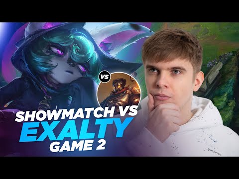 RHOBALAS : GAME 2 SHOWMATCH VS EXALTY - VEX VS VIKTOR | LOL FR