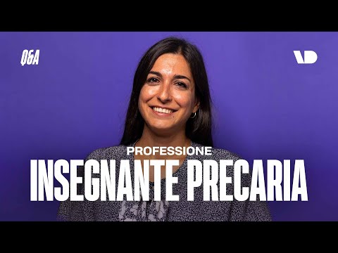 La vita precaria di una supplente