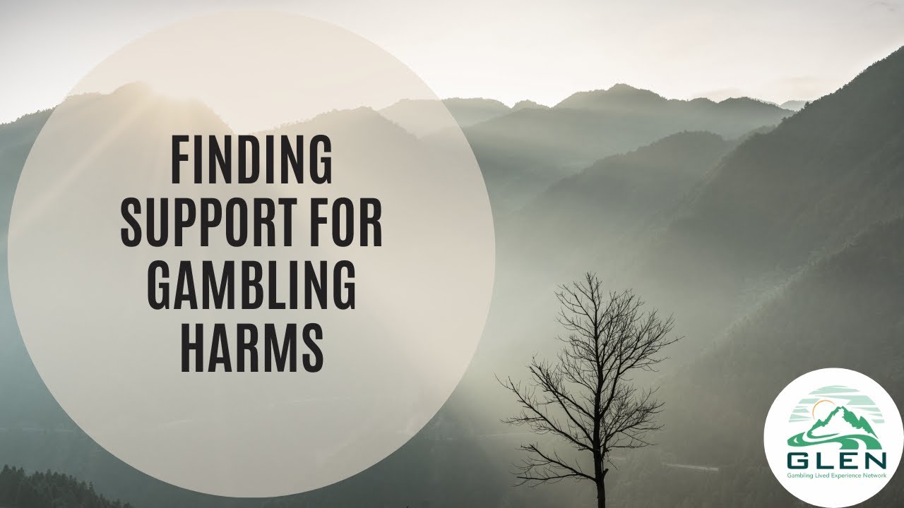 Finding support for gambling harms