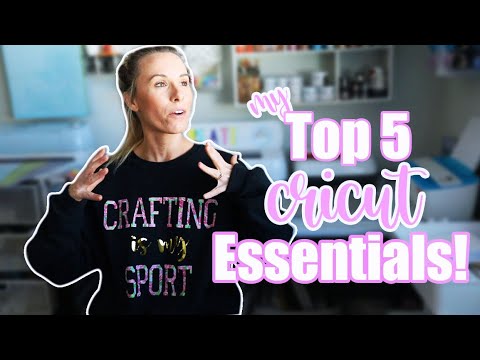 ✨TOP 5 CRICUT ESSENTIALS FOR BEGINNERS | WHAT YOU REALLY NEED TO GET STARTED WITH YOUR CRICUT