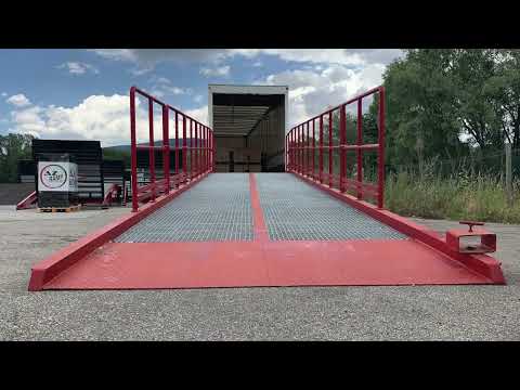 Rampe de quai mobile AZ RAMP EASY XL RL - Sol meuble ou non fini - Capacité 6T à 20T - Pente 10m - Largeur 210cm_4