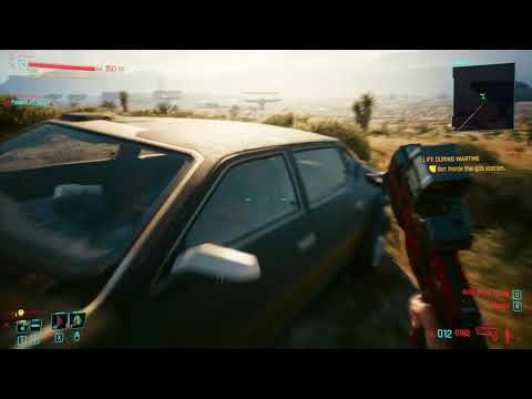 Cyberpunk 2077 Life During Wartime Gas Station Mission Gameplay find hellman at gas station